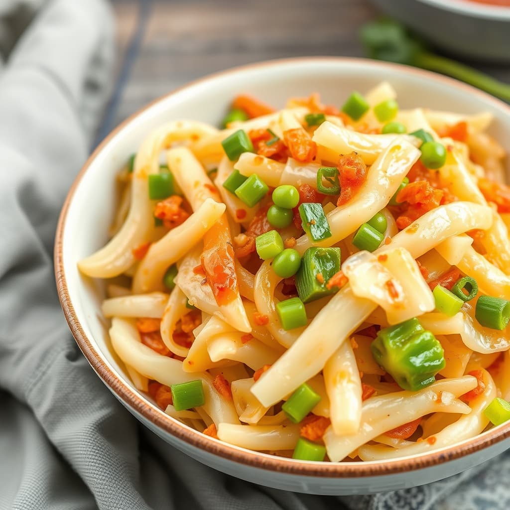 Kimchi-stil stekt kål