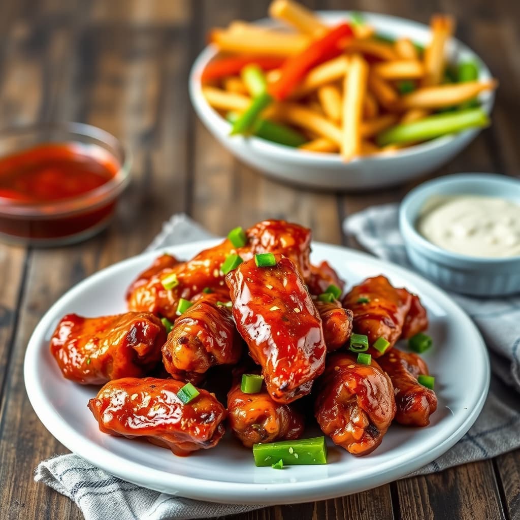 Køing bak Asian Wings