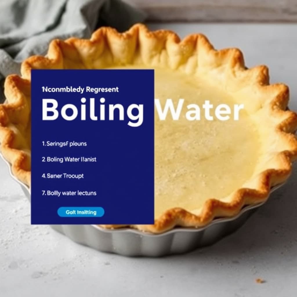 Kokende vann-pai-deig