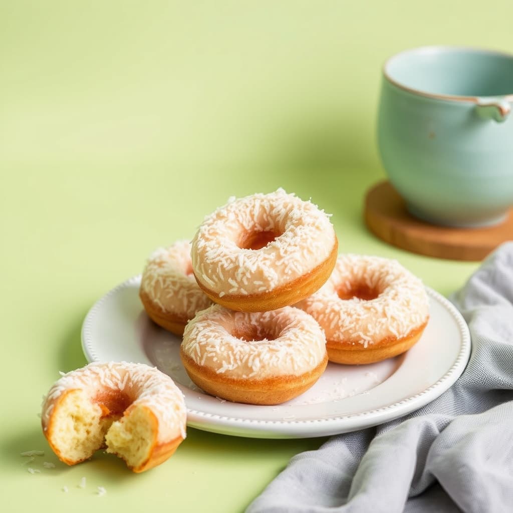 Kokosnøttdoughnuts