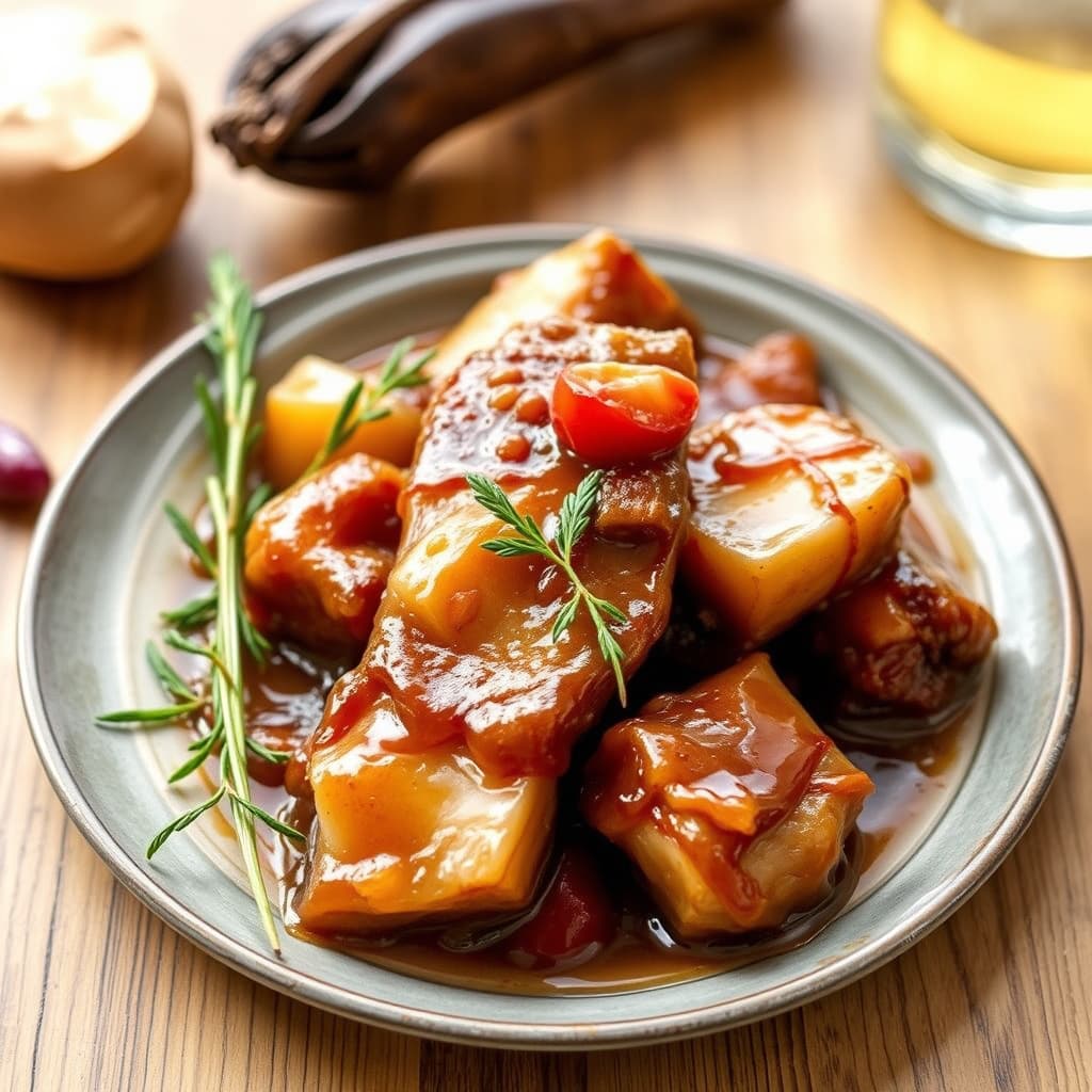 Konfitert and med and