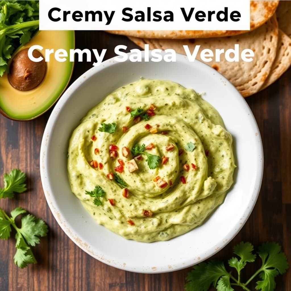 Kremet salsa verde