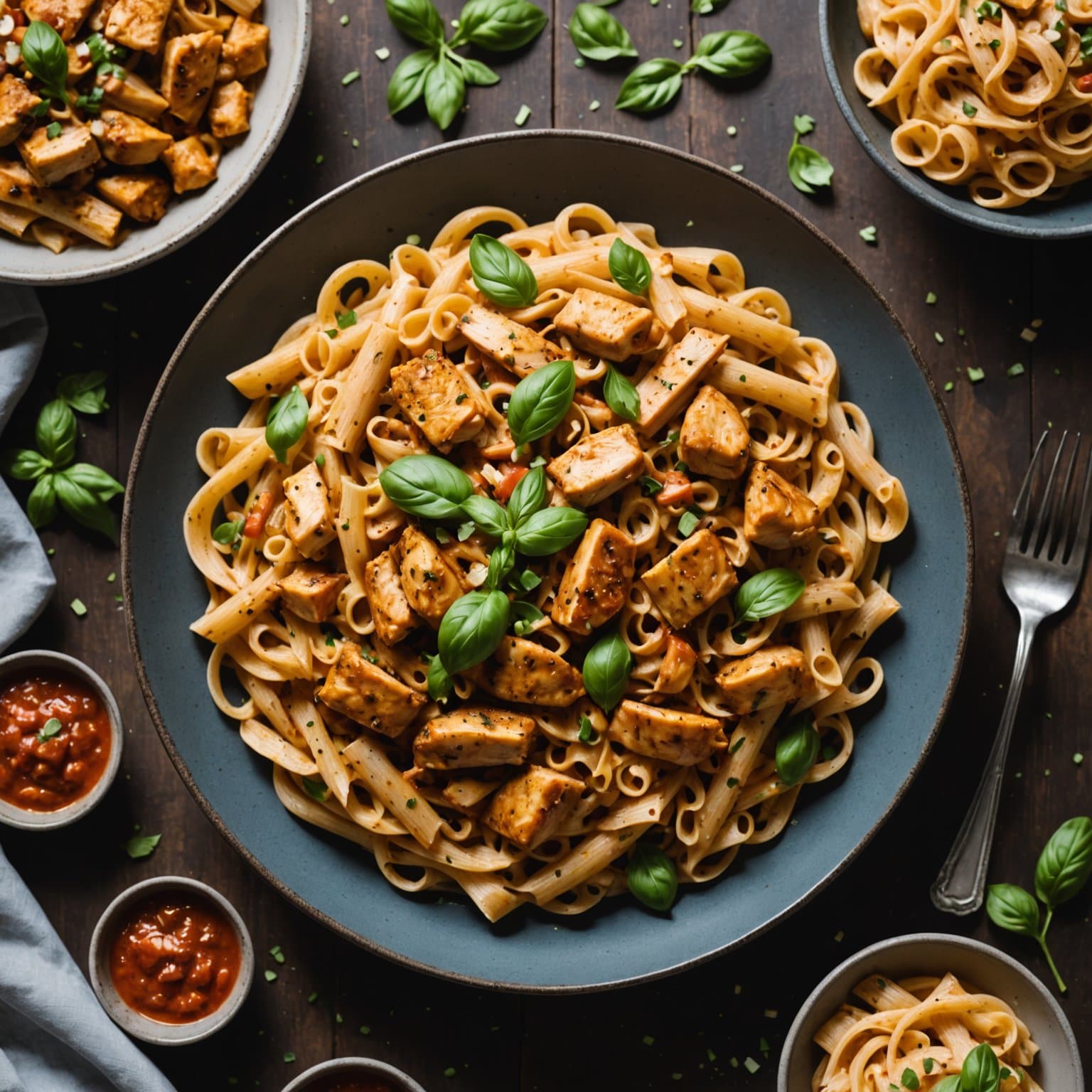 Kreolsk kyllingpasta