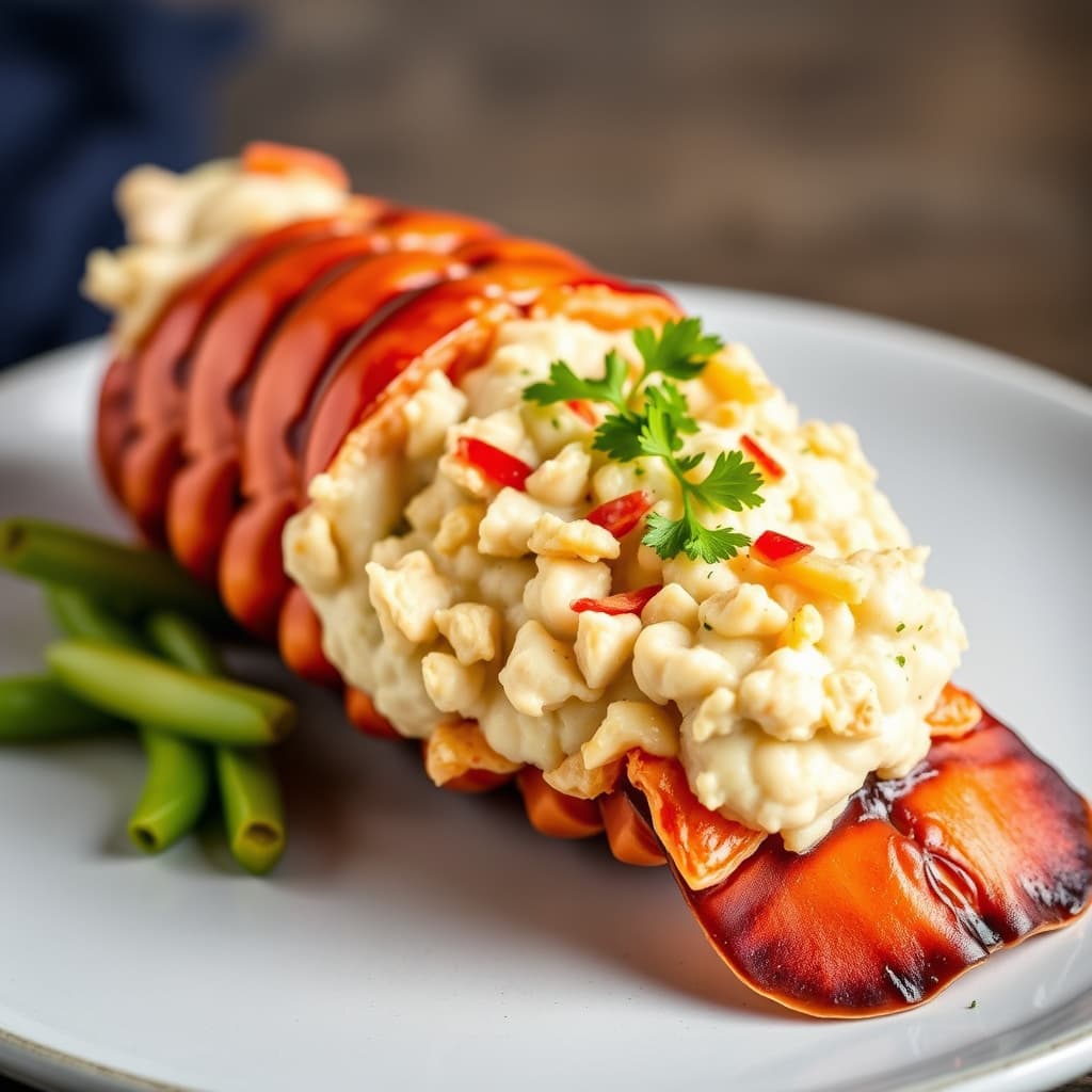 Krepsfyllt hummerhale