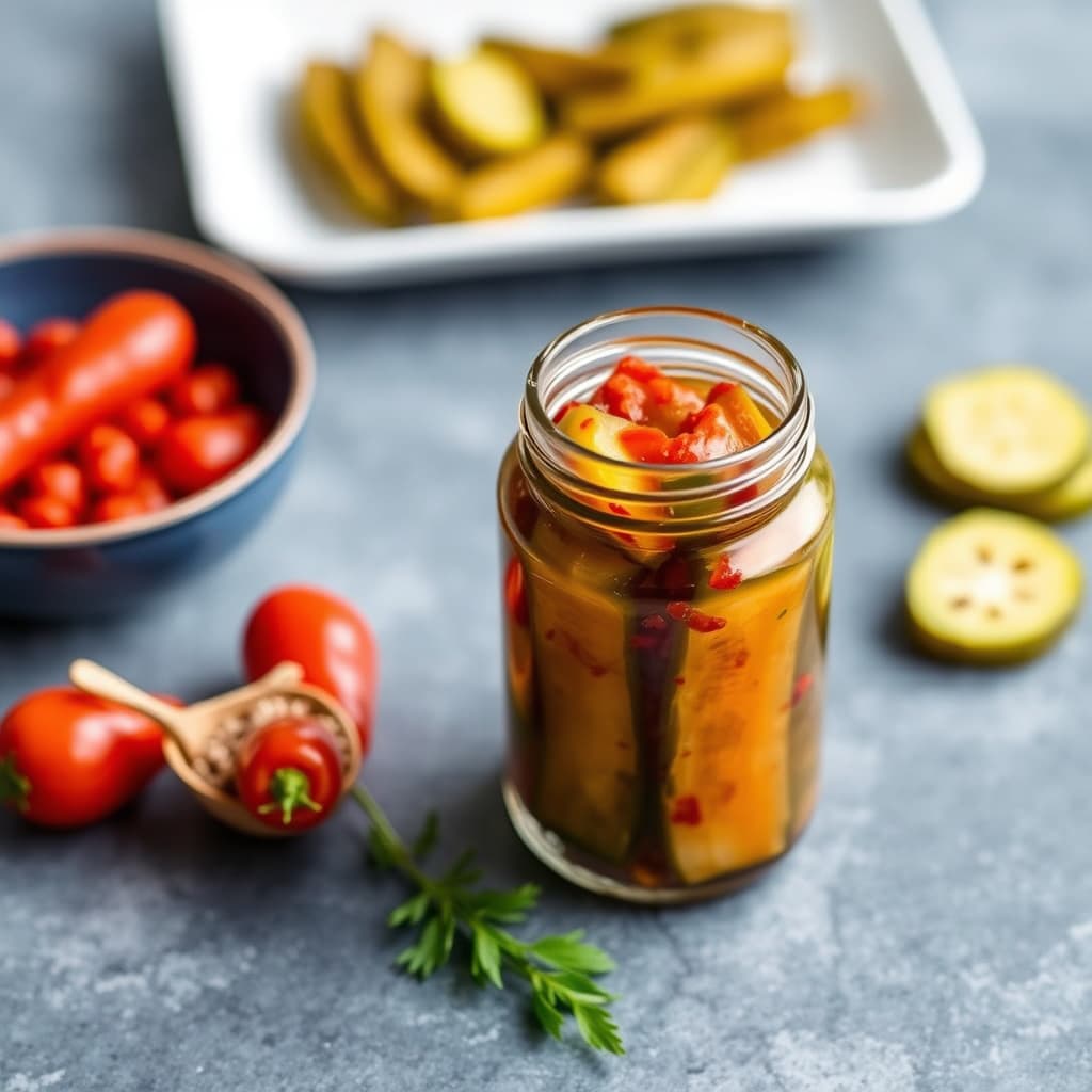 Krydrede sylteagurker