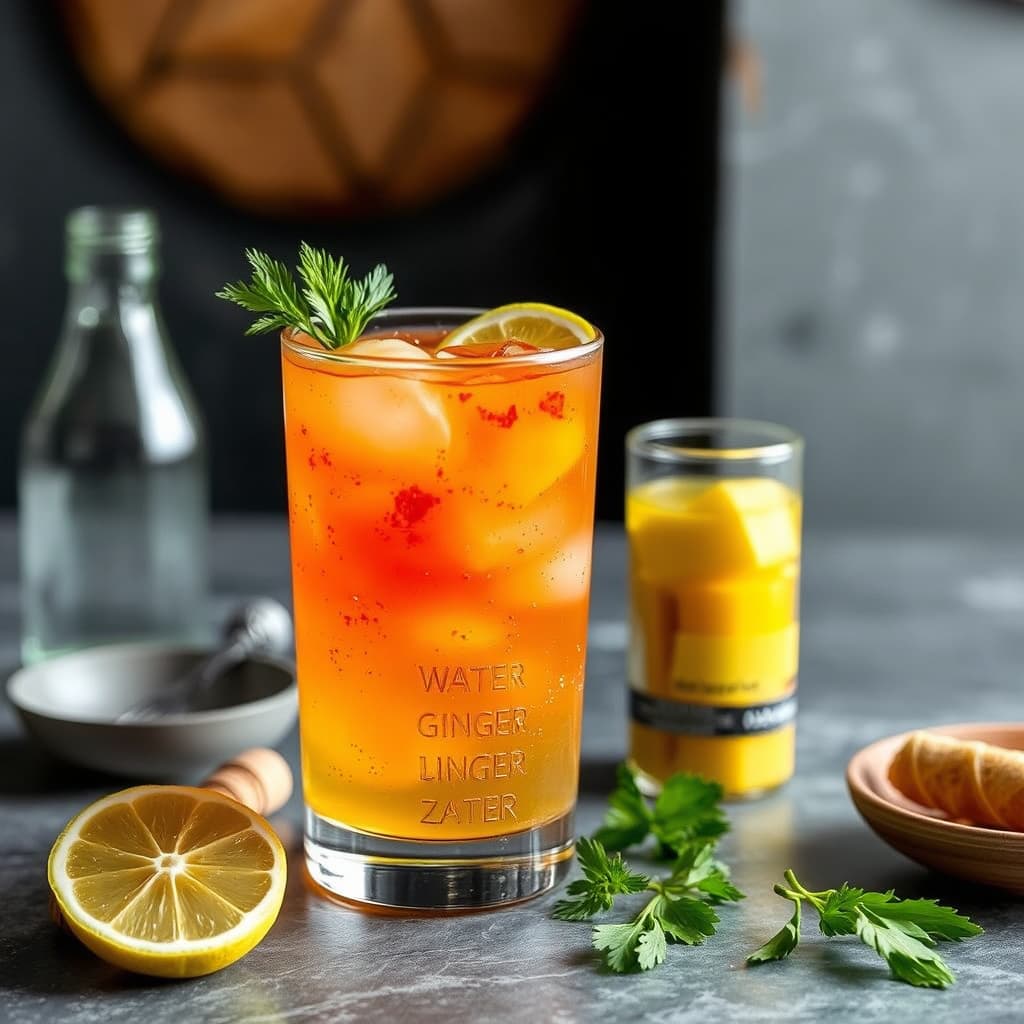 Krydret ingefærsoda