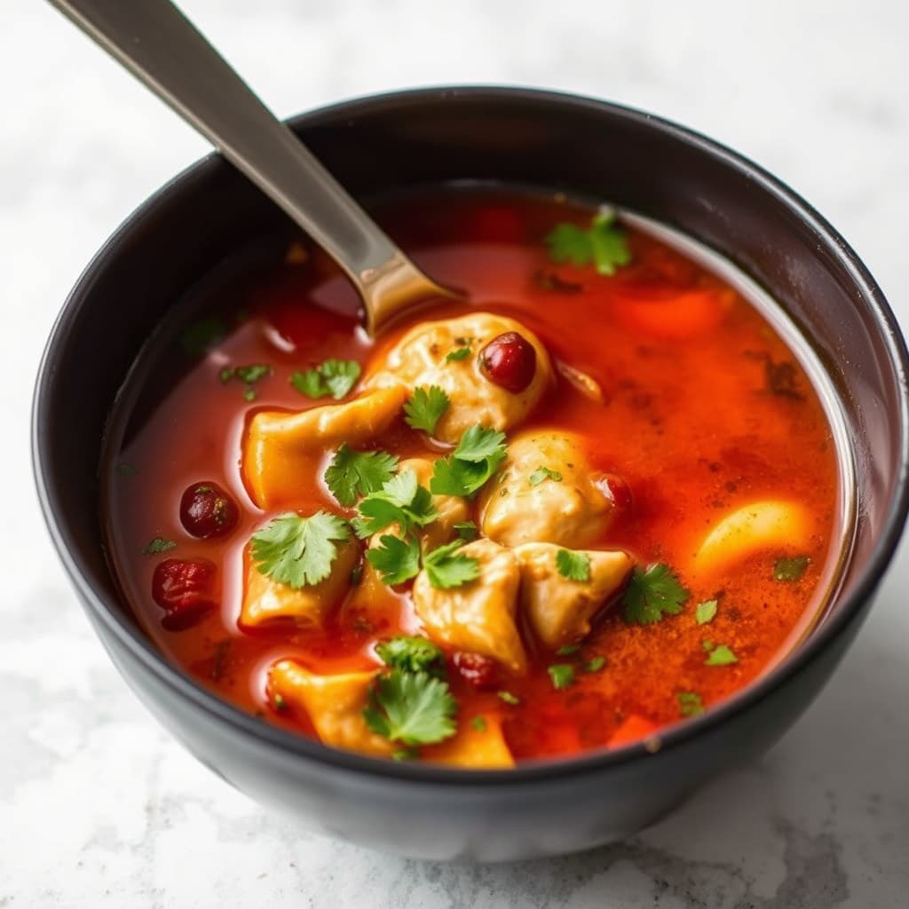 Krydret kyllingkraft