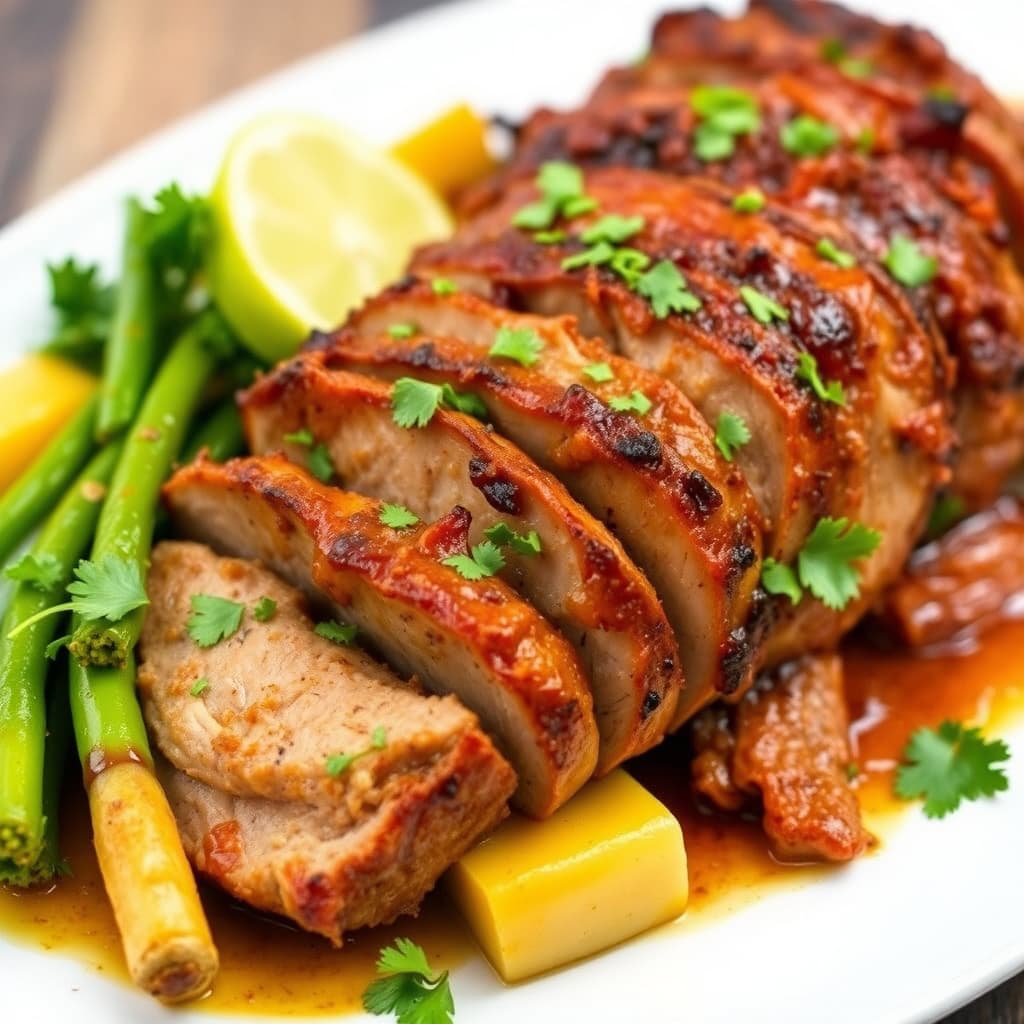 Krydret svinerullade