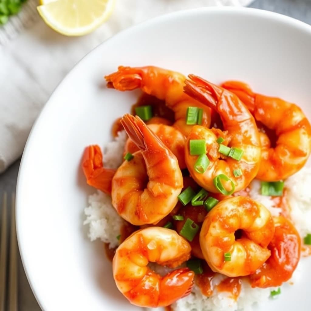 Krydret Tamarind-reker