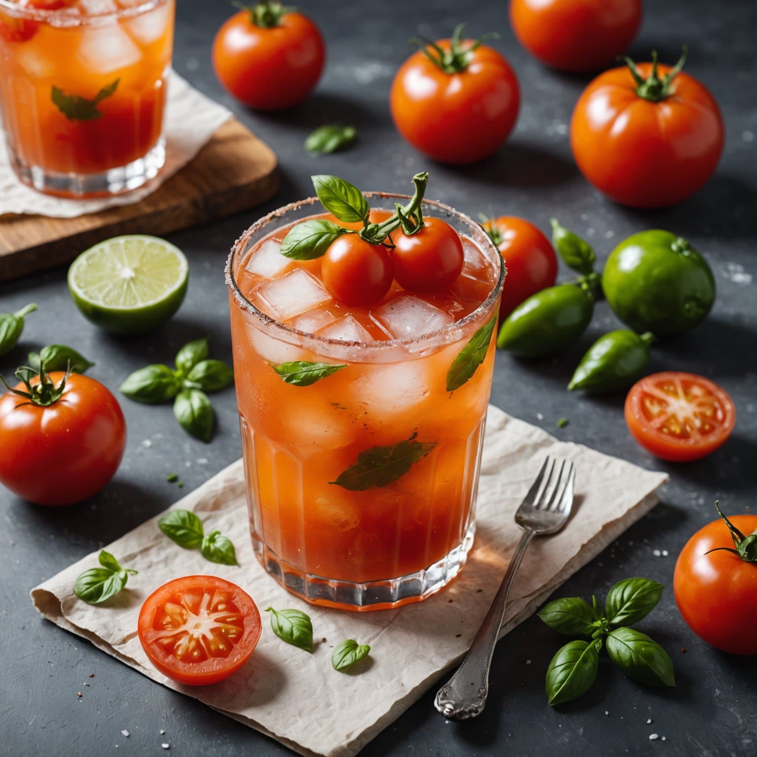 Krydret tomat-kulør