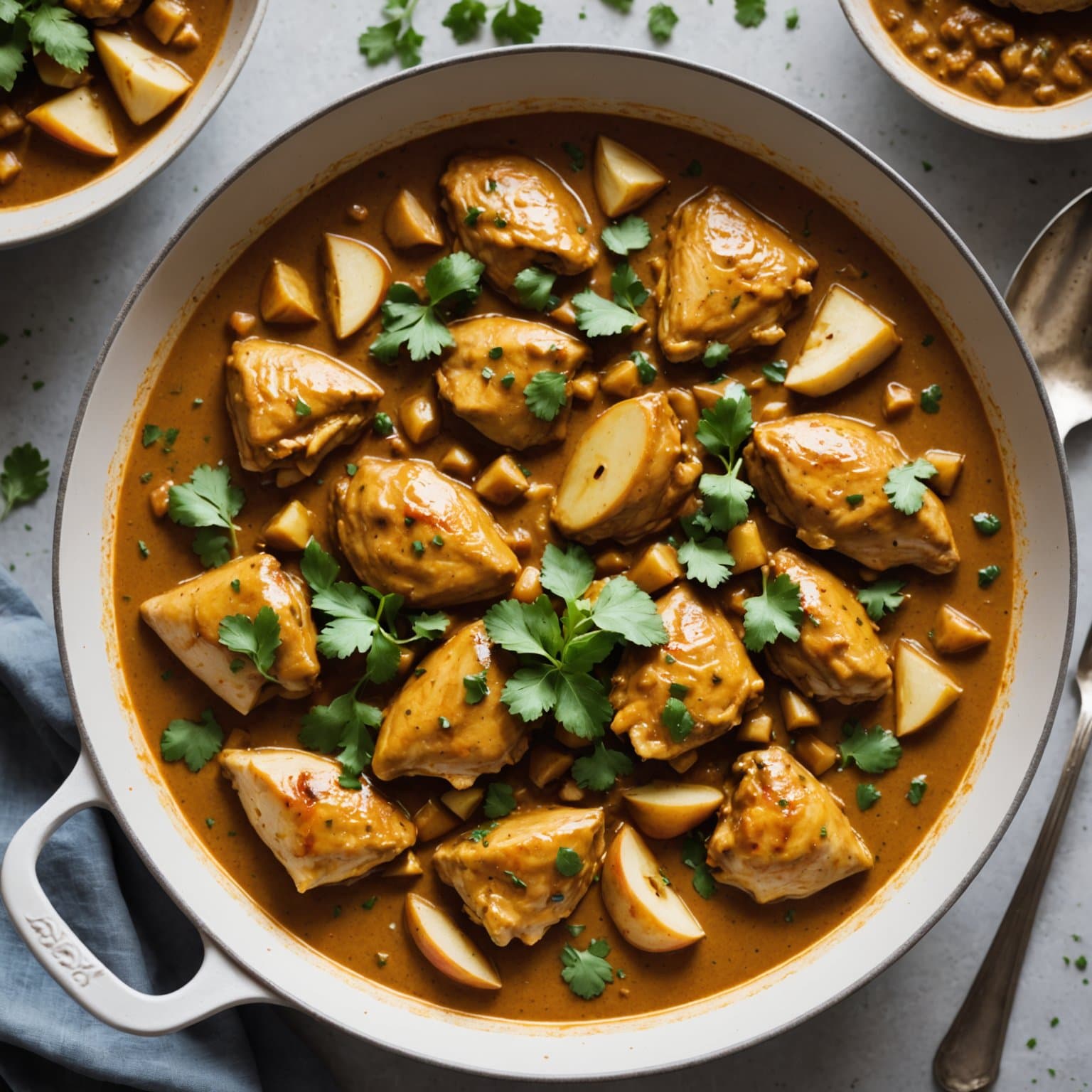 Kylling- og eplecurry