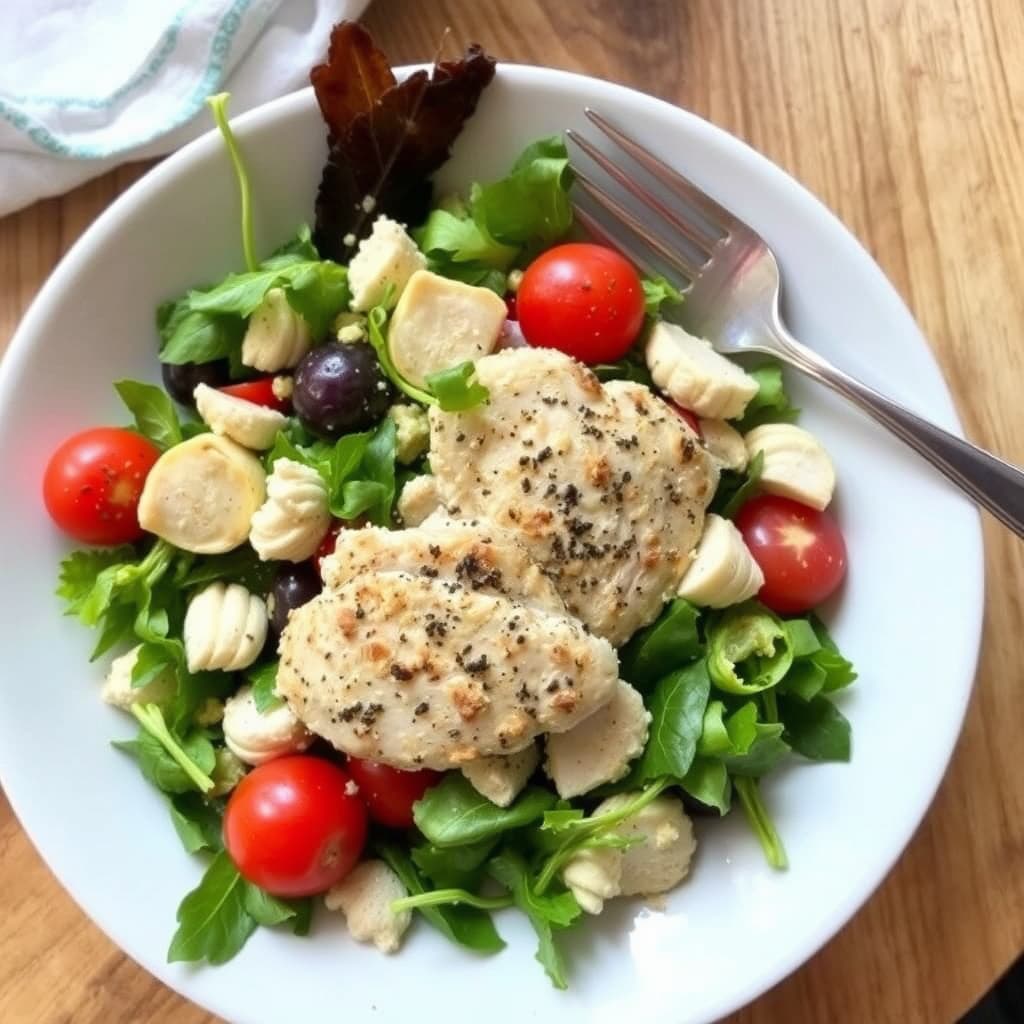 Kyllingsalat Niçoise