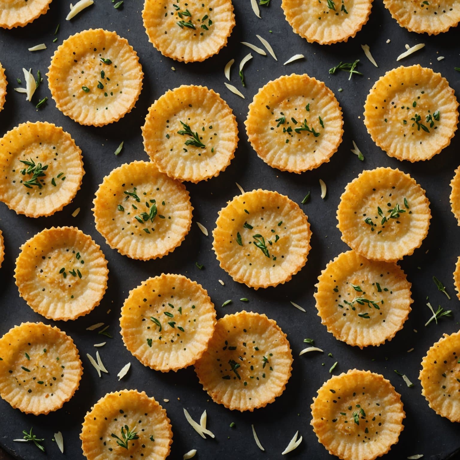 Lacy Parmesan Crisps