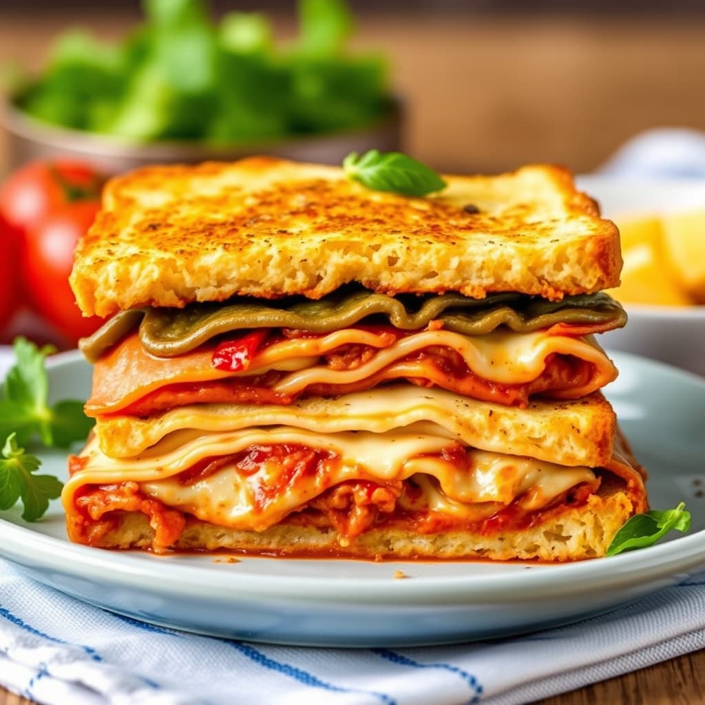 Lasagnesandwich
