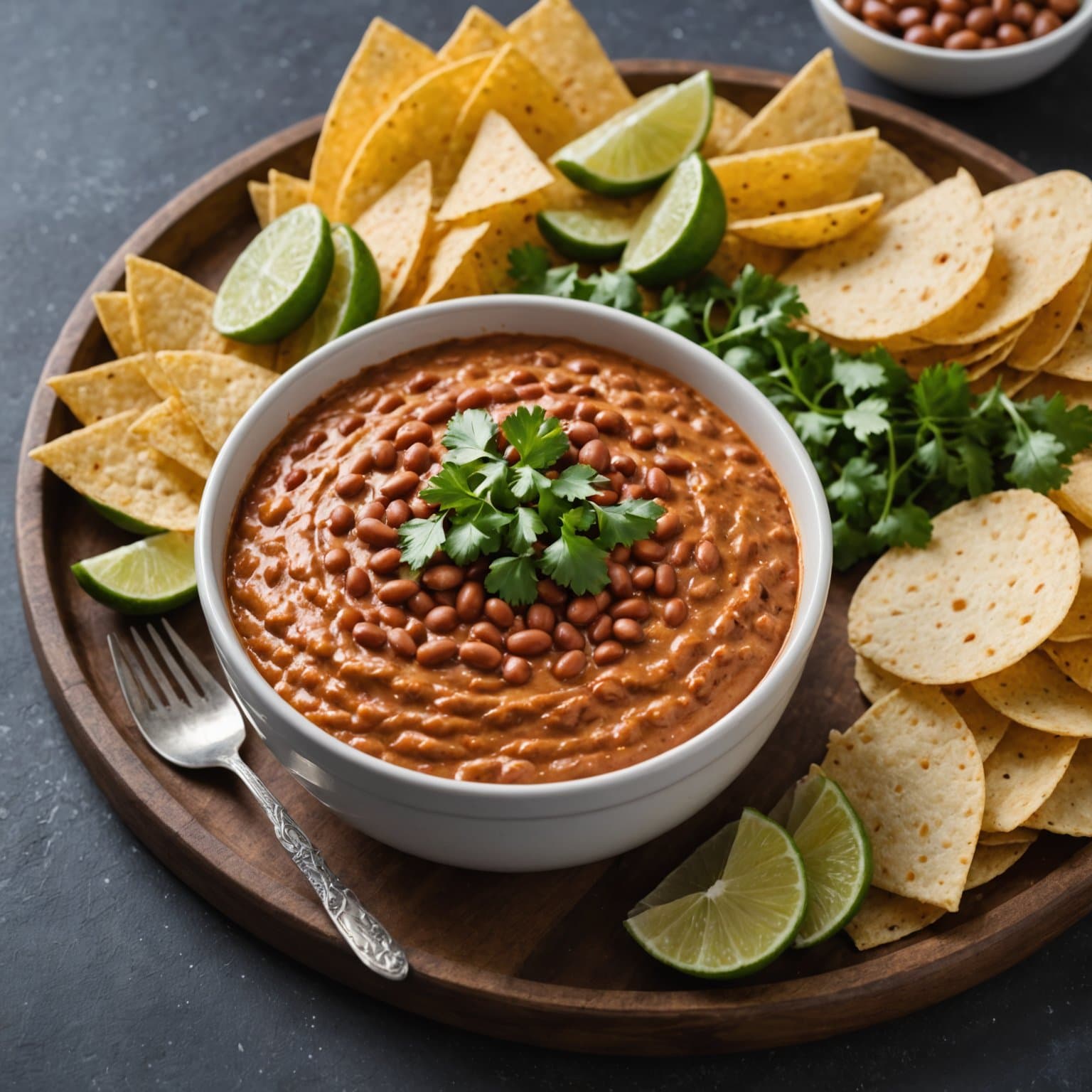 Lavkalori bønne-dip