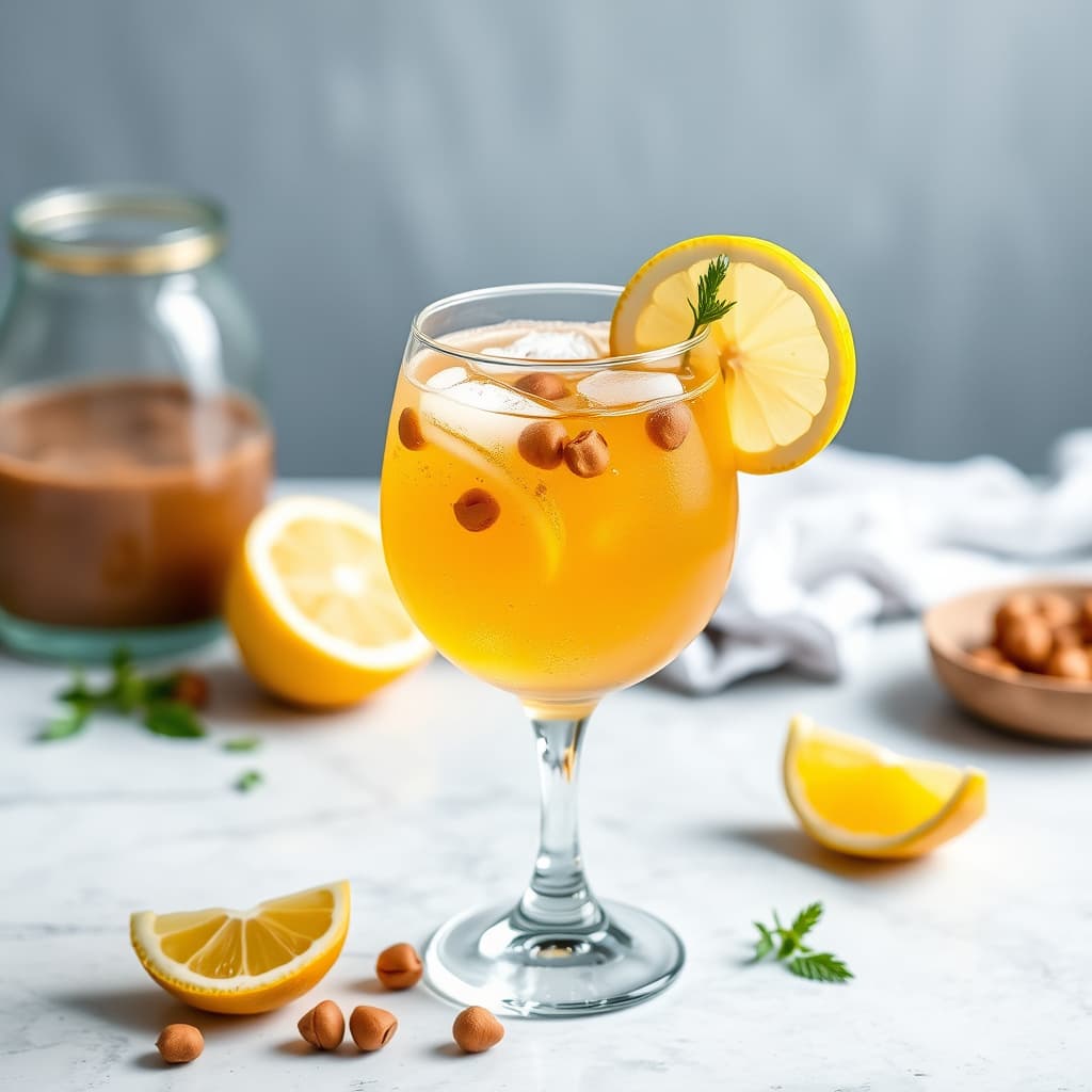 Lemon-Hazelnut Spritz