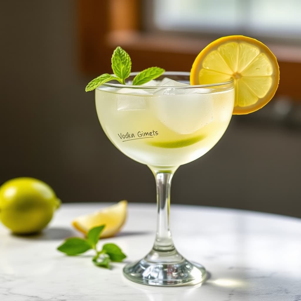 Lemon Vodka Gimlet