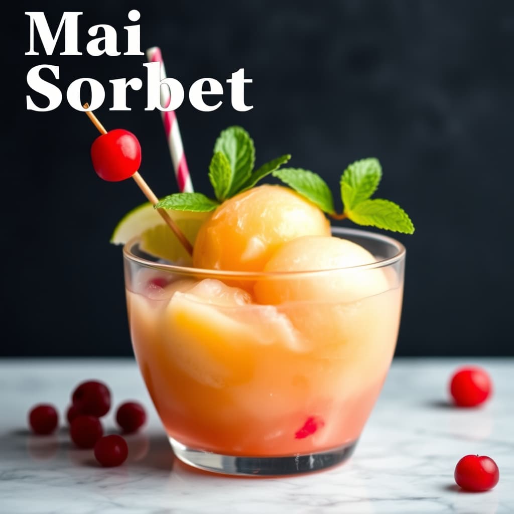Mai Tai-sorbet
