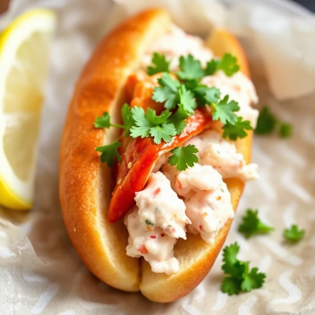 Maine-stil hummerrolle