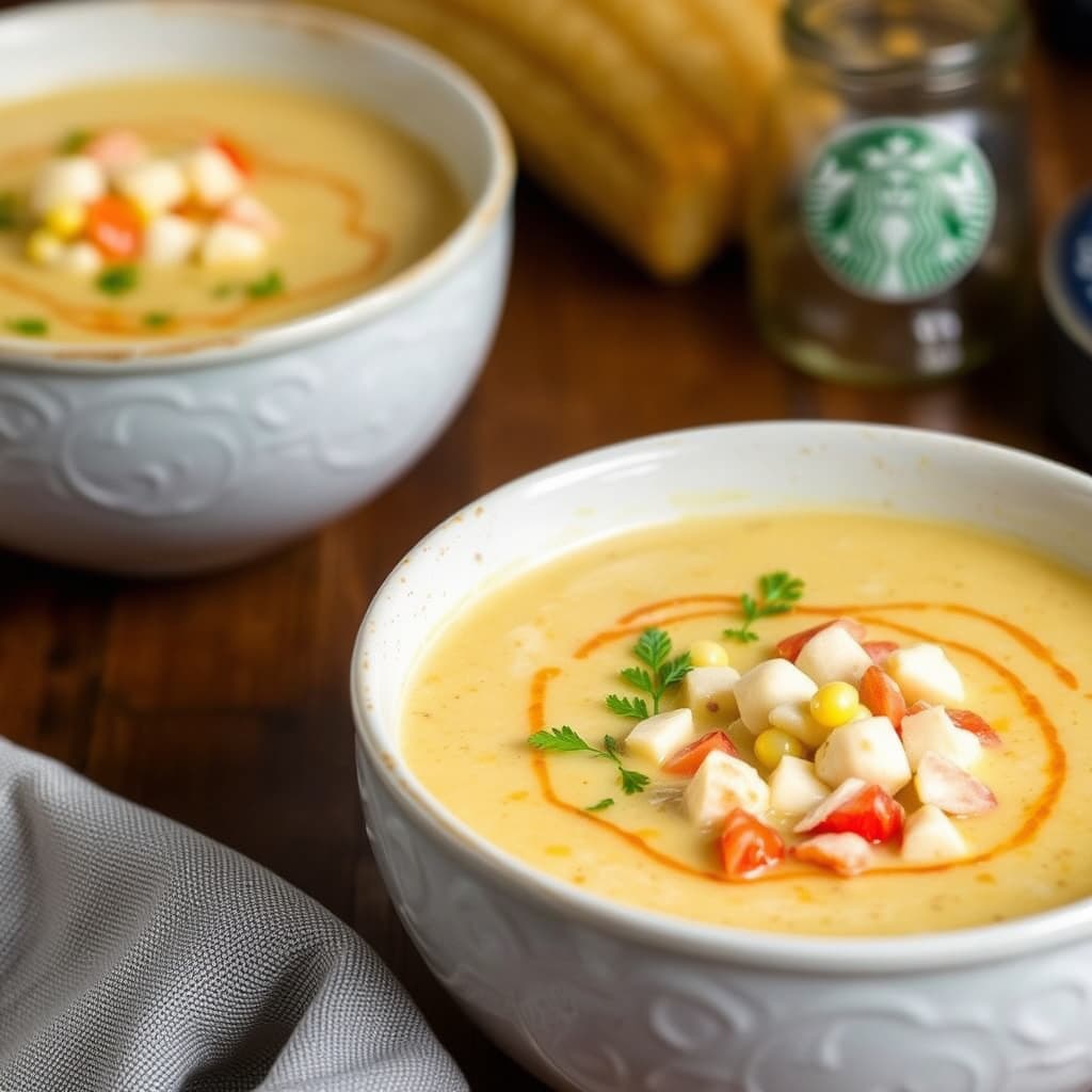 Mais- og krabbesuppe