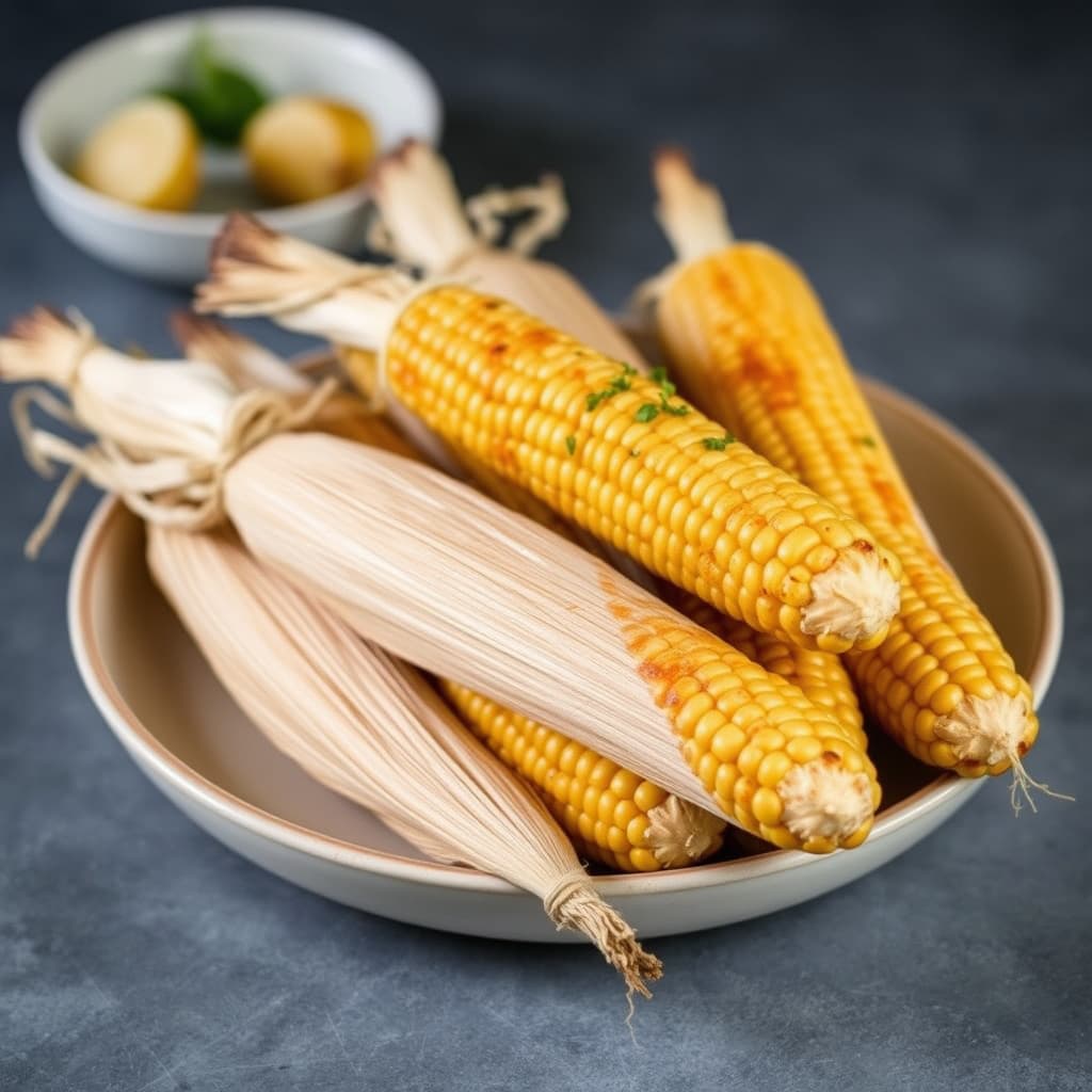 Maiskolber håndteres