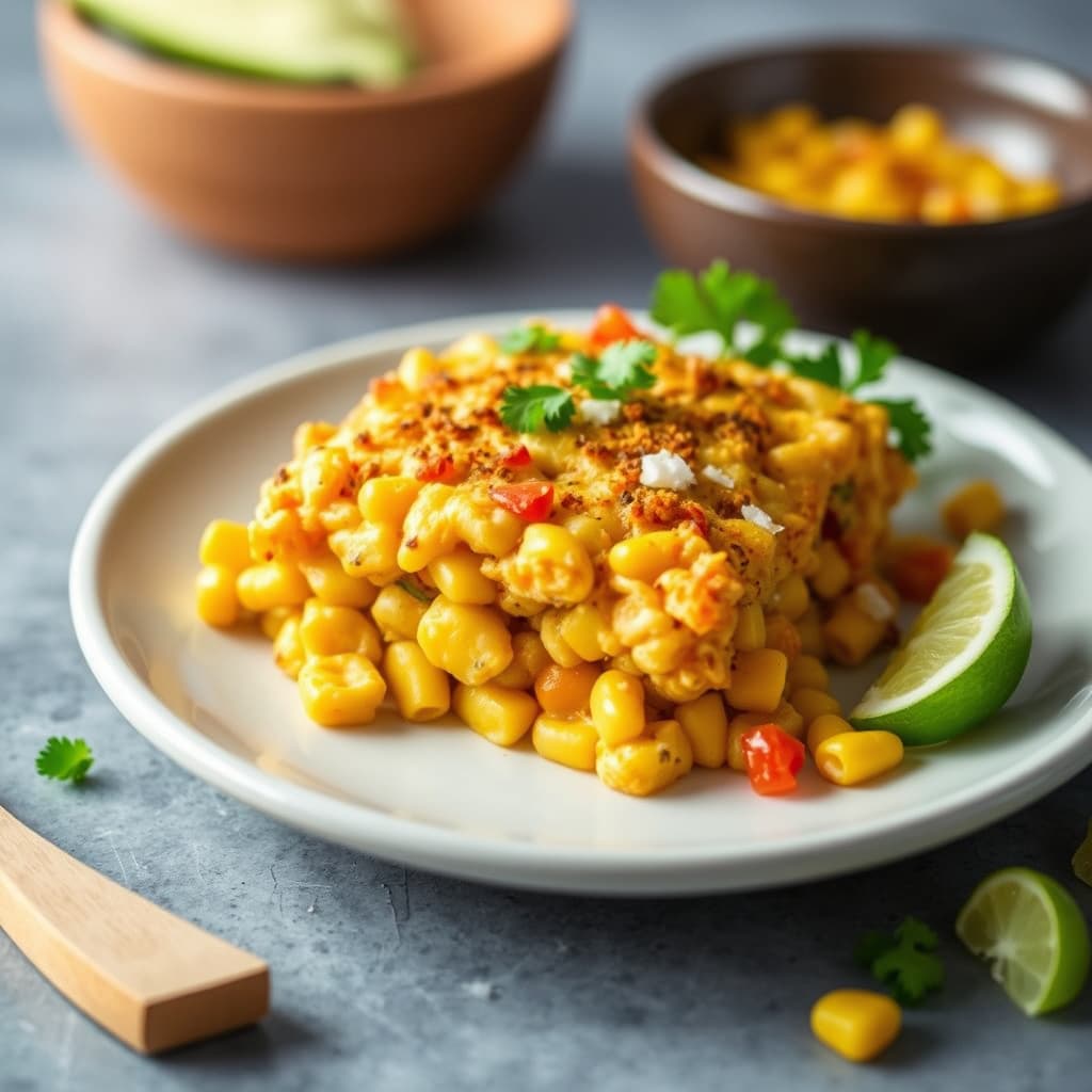 Meksikansk maisgrateng