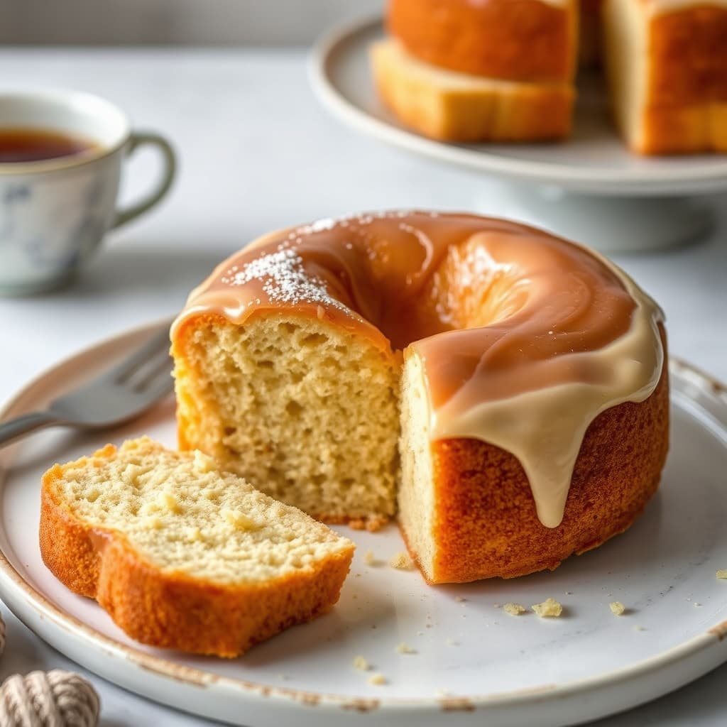 Melk- og honningte-kake