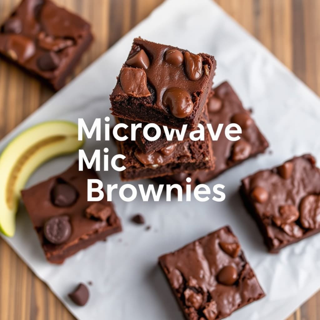 Mikrobølgebrownies