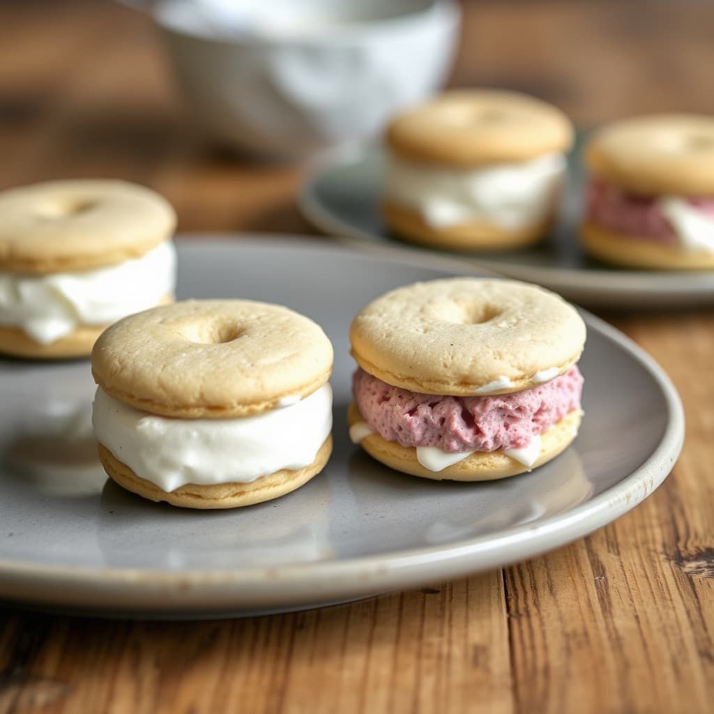 Mini iskrem-sandwicher