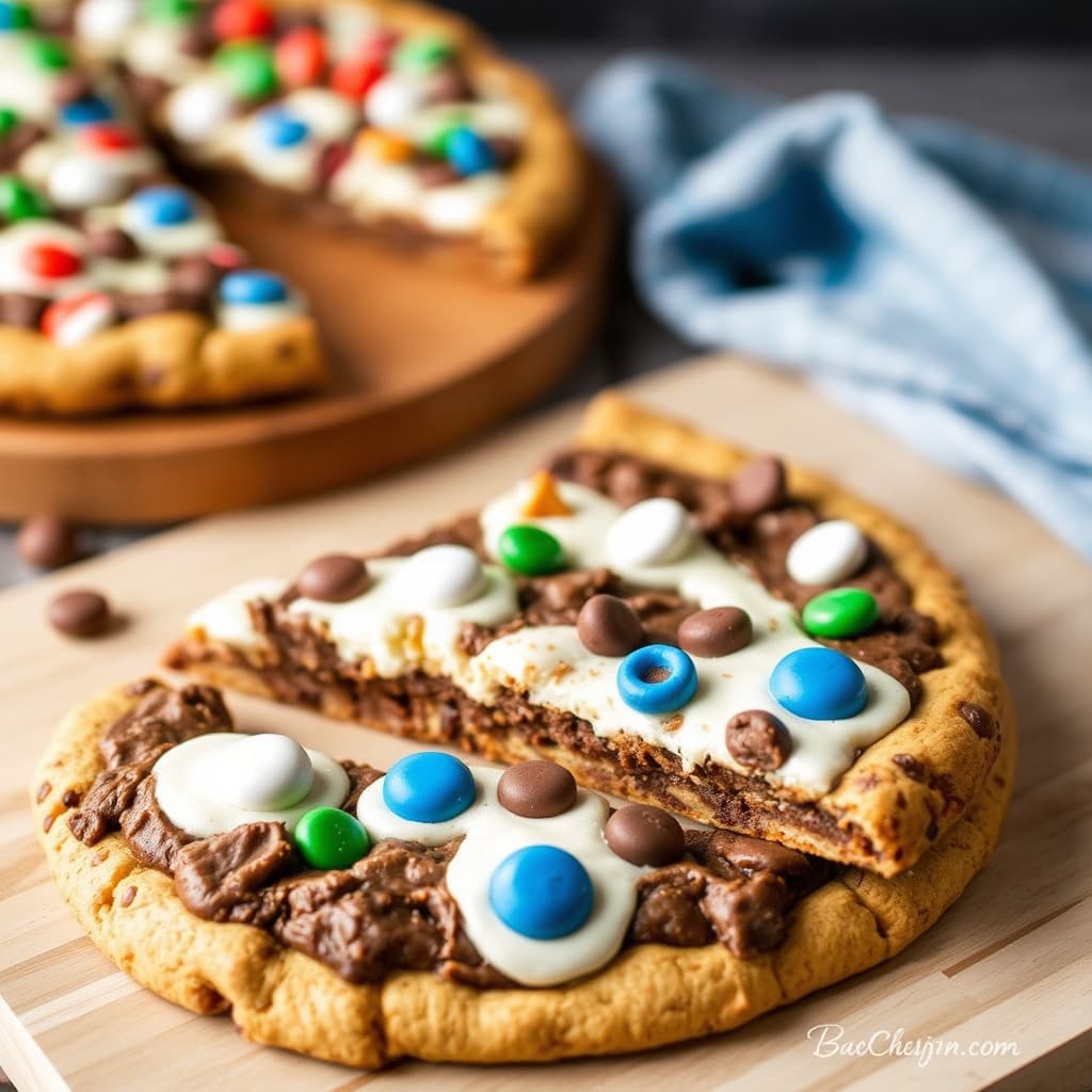 Monster Cookie Pizza