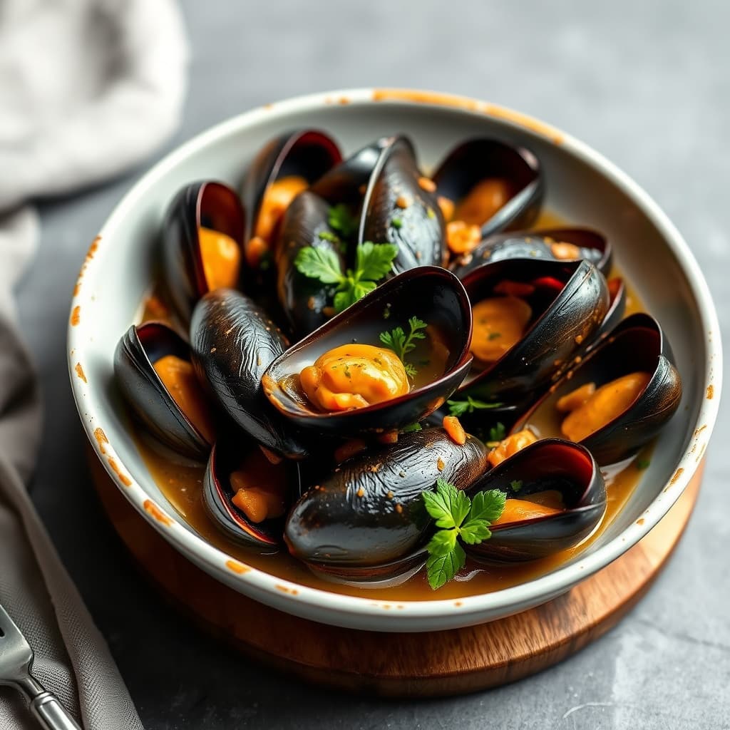 Muslinger i østerssaus