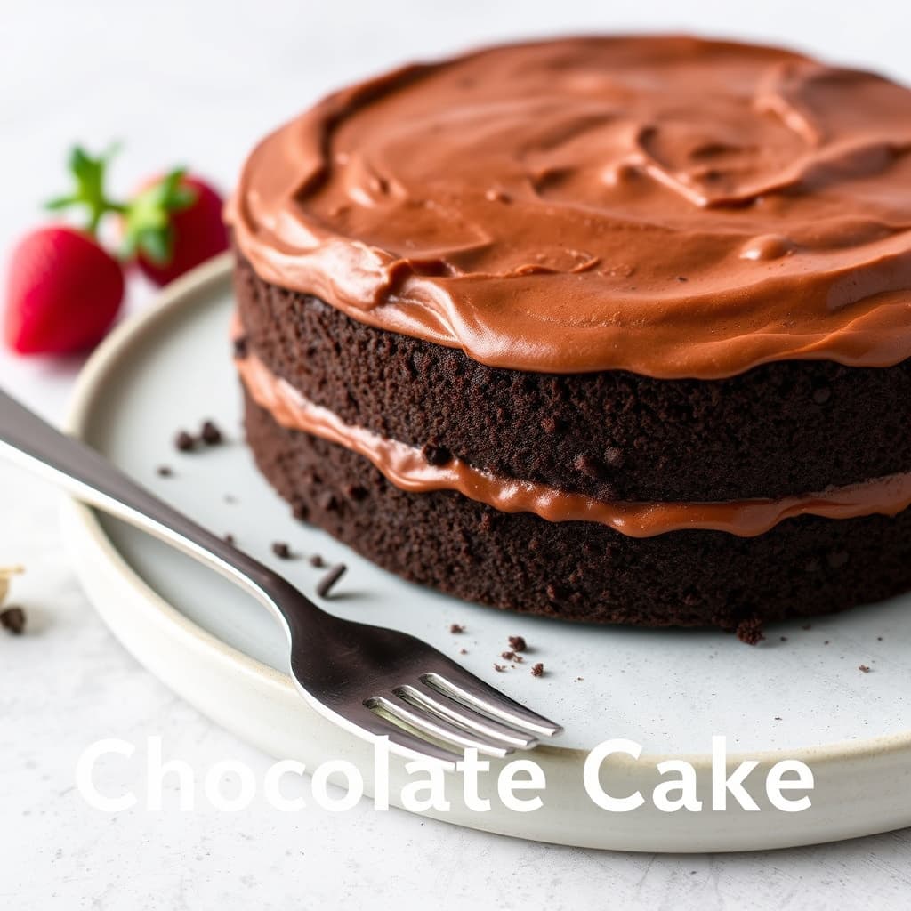 Naken sjokoladekake