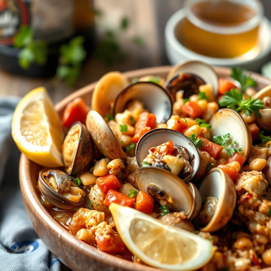 Øl- og kamskjellgrill