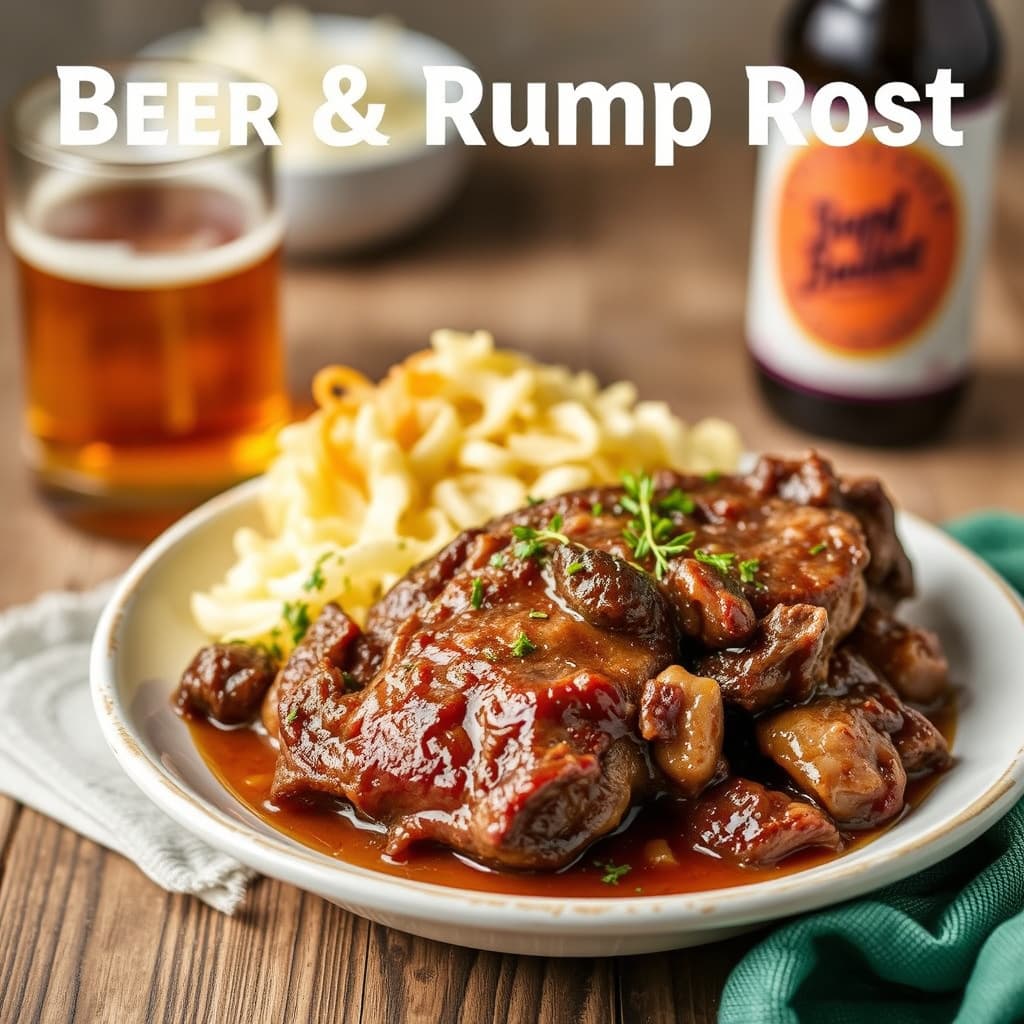 Øl- og rumpestekgryte