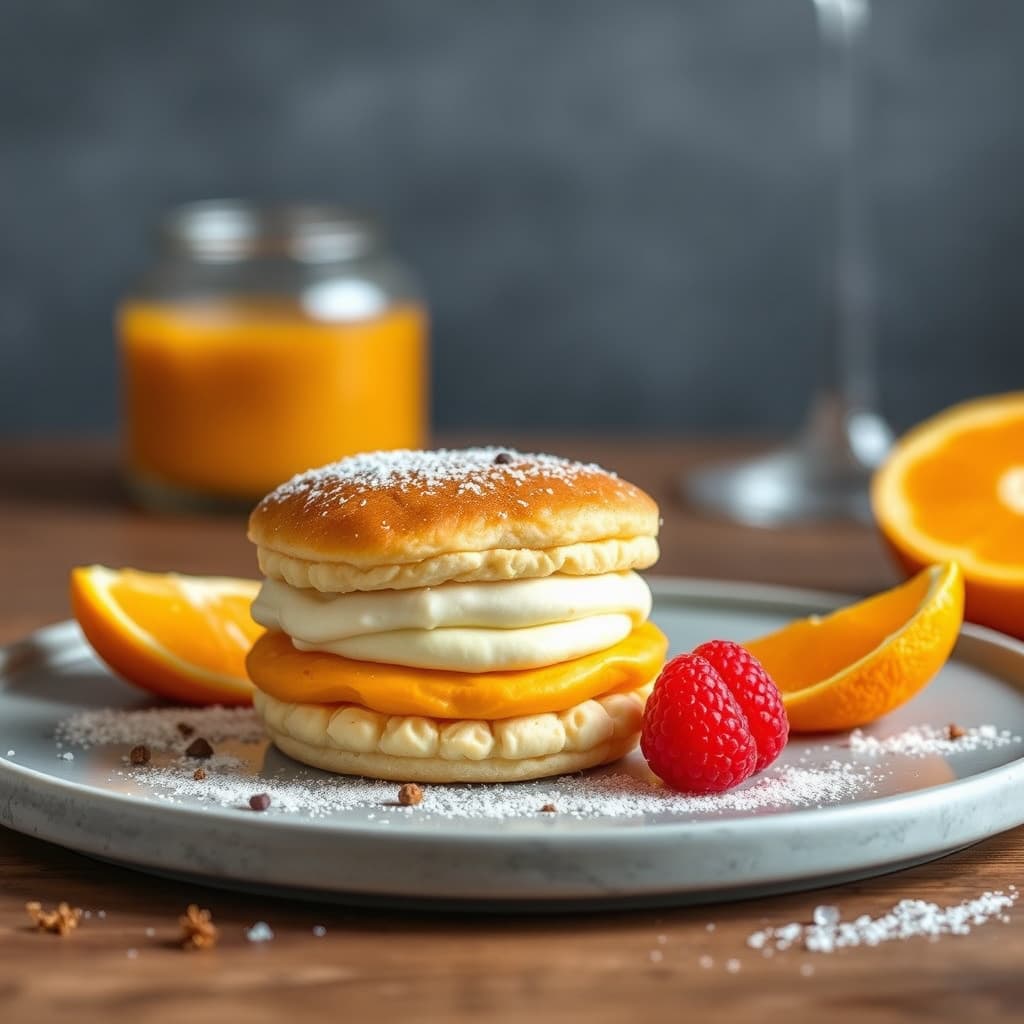 Orange-Fool Napoleons