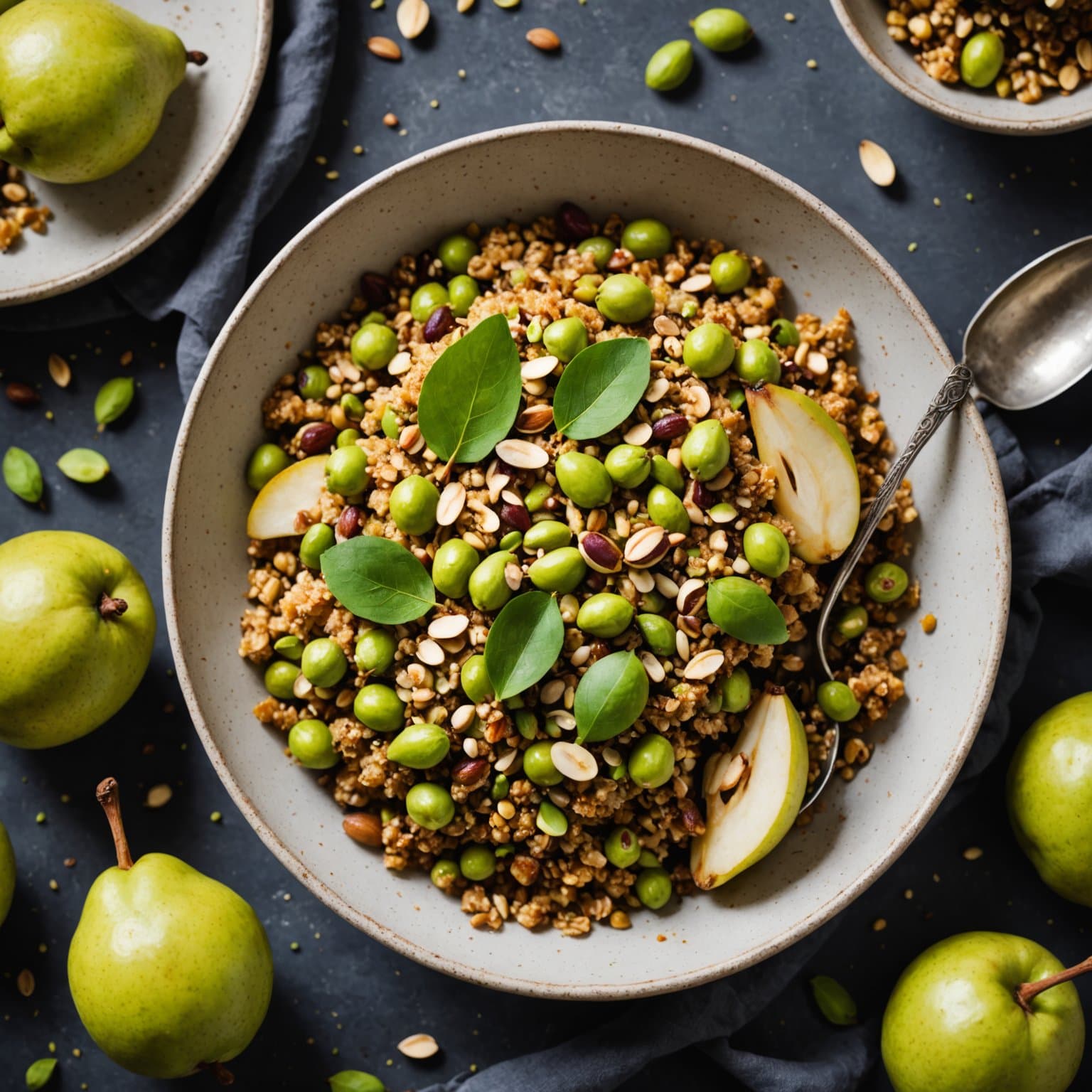 Pære- og pistasjknas