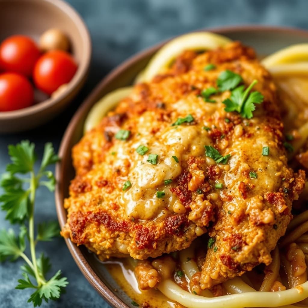 Panert kylling Marsala