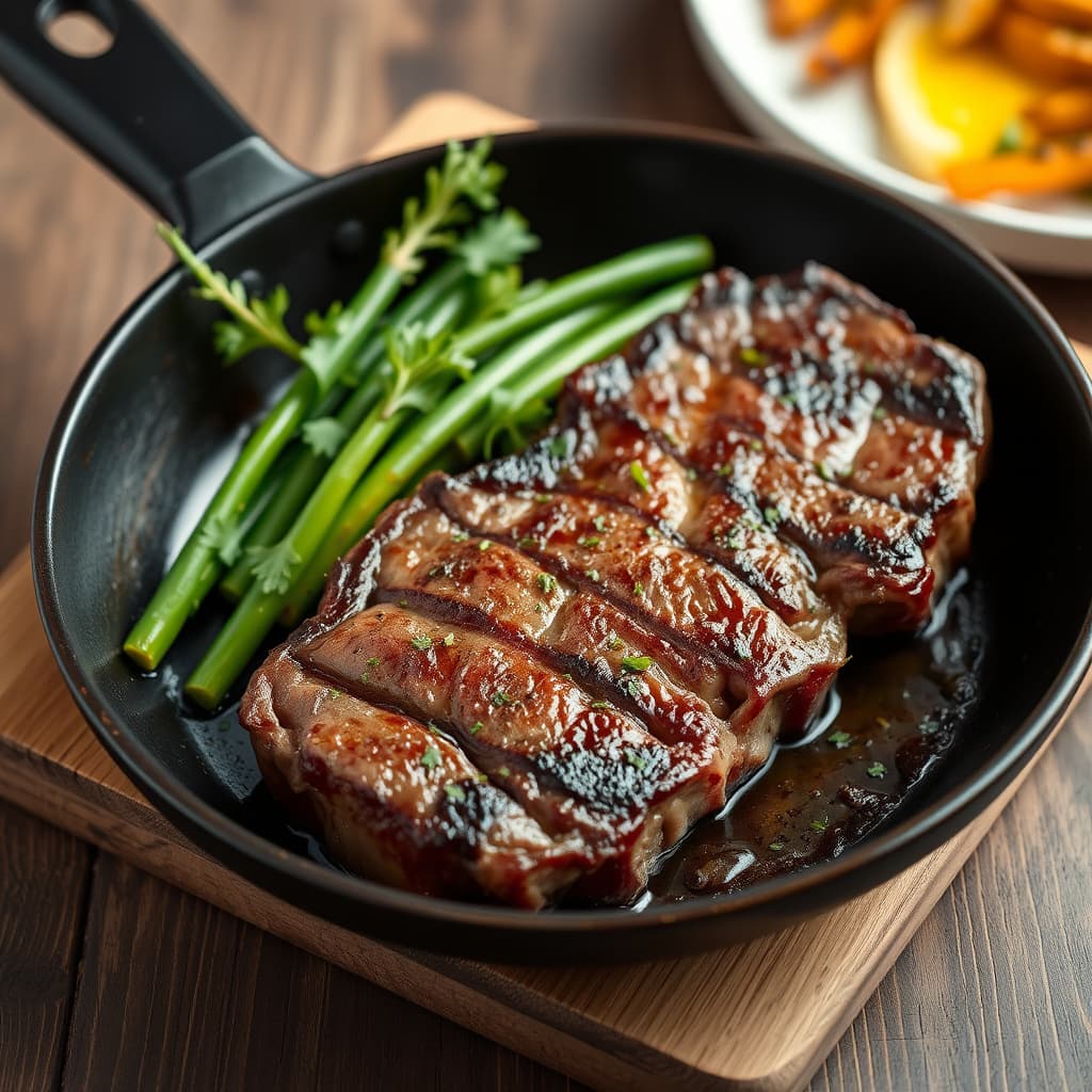 Panestekt T-bone steak