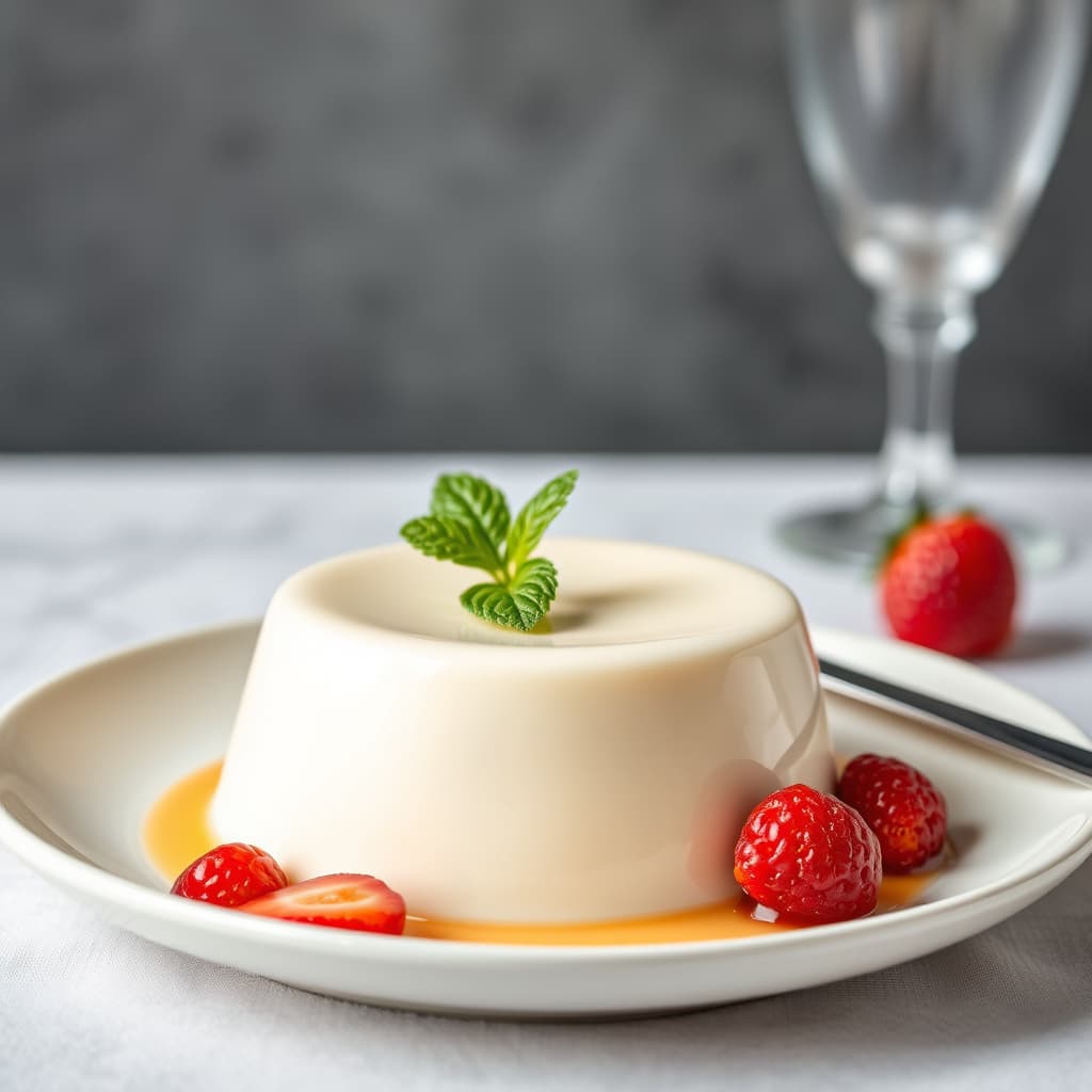 Panna Cotta (kokt krem)