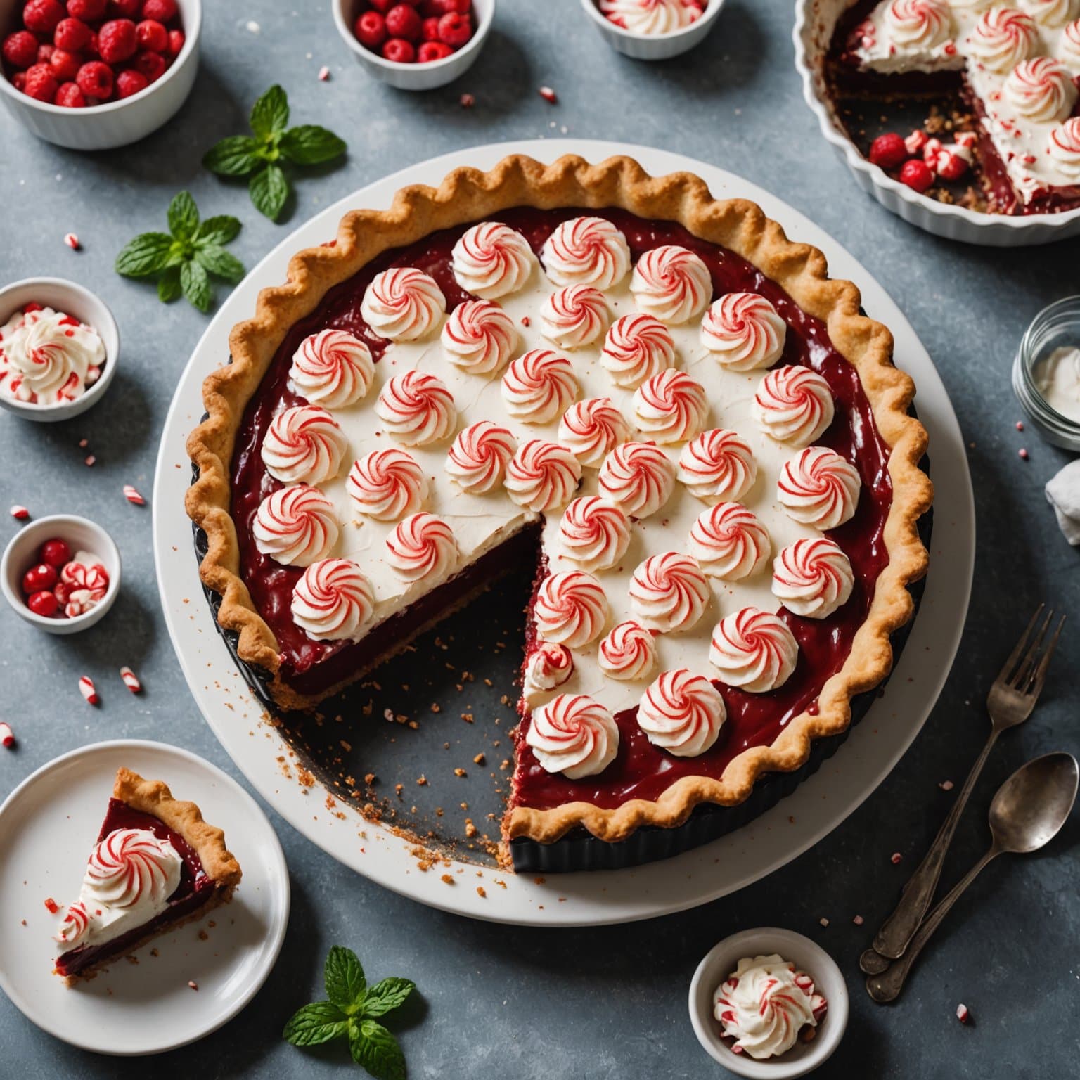 Peppermint Party Pie