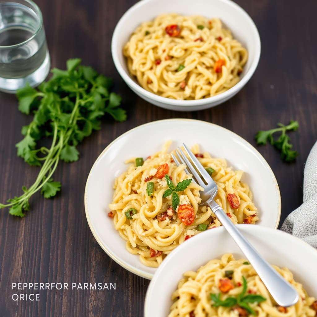 Peppery Parmesan Orzo
