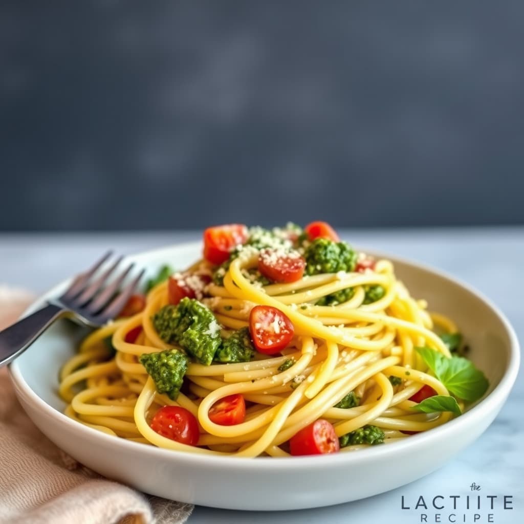 Pesto med linguini