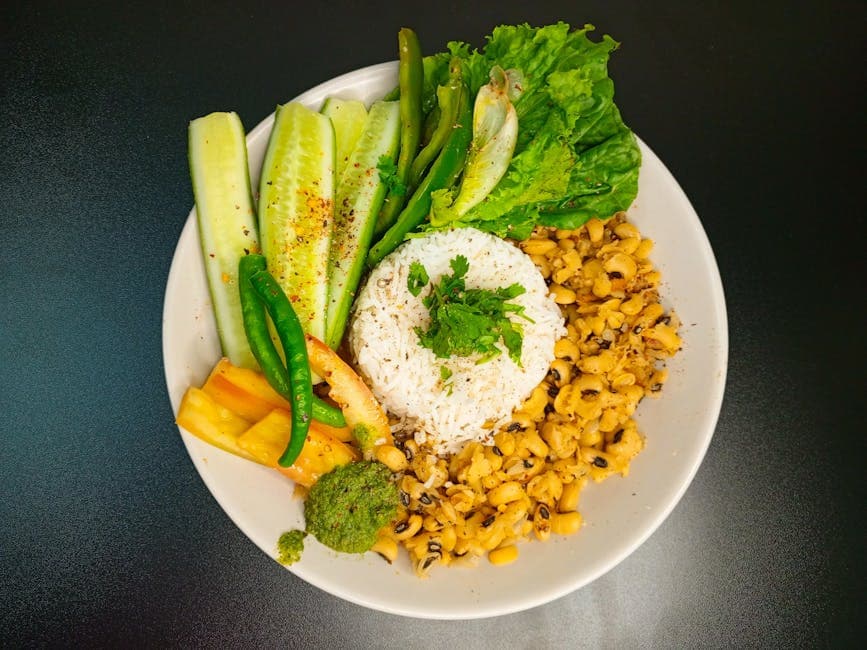 Black-Eyed Pea Succotash med kreolsk sennepsvinaigrette