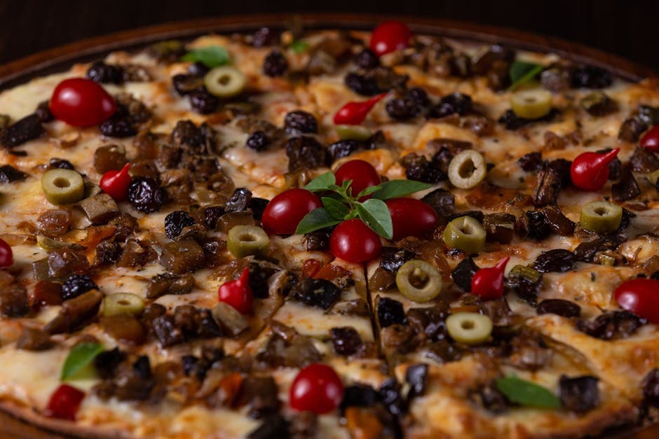 Karamellisert purre med tomat og oliven