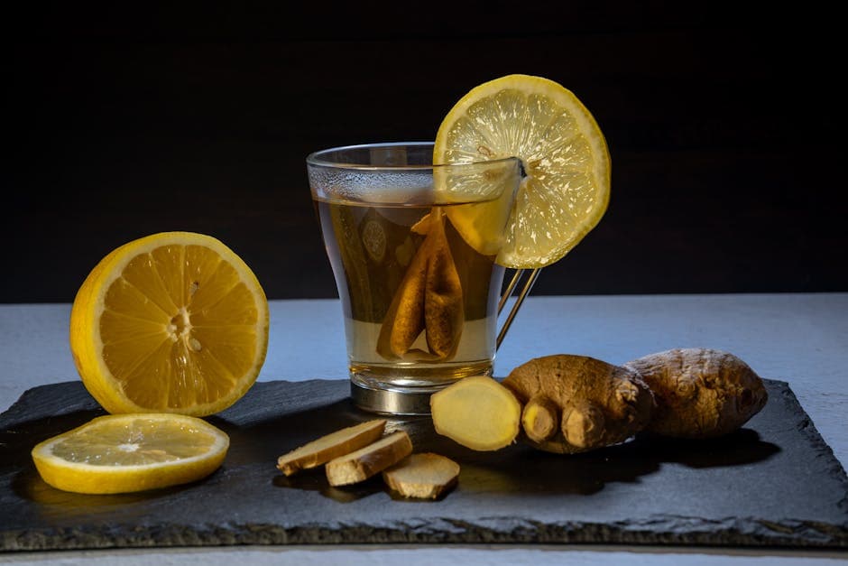 Varmende ingefær- og lønne-Hot Toddy