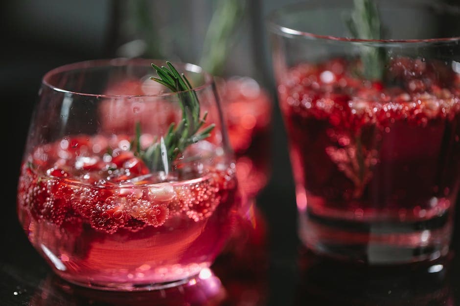 Ruby Fizz Cocktail
