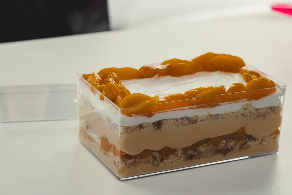 Colomba Zuppa Inglese med fersken