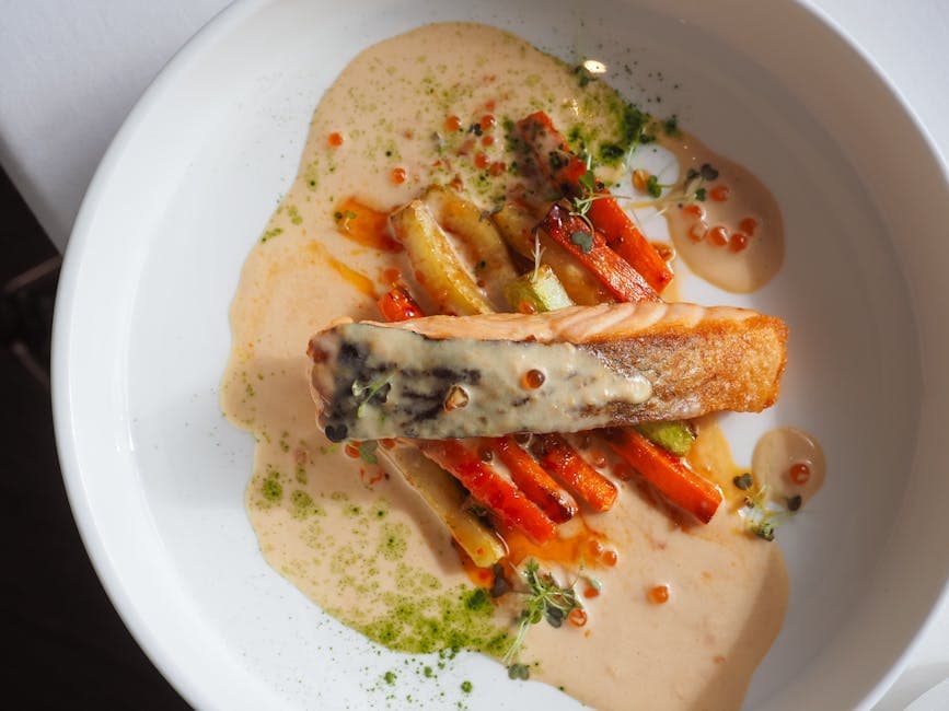 Laks glasert med honning og sennep