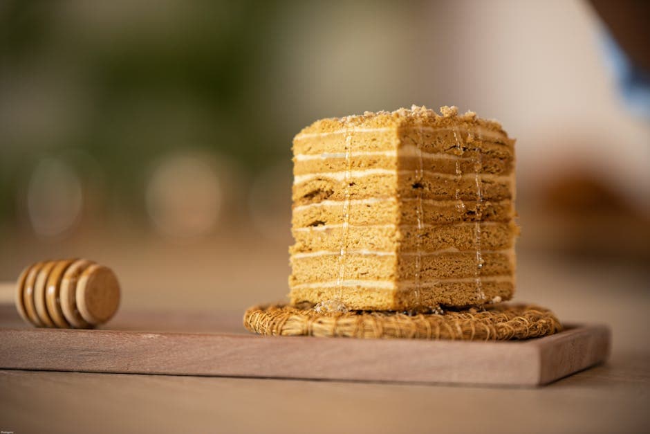 Saftig honningkake med krydder