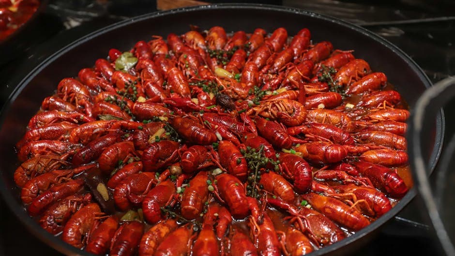 Krepsefest på Louisiana-vis (Crawfish Boil)